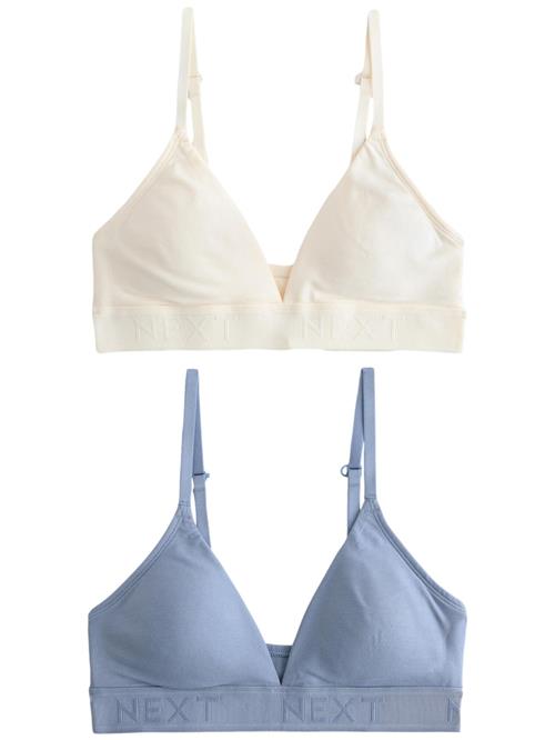 Next BH  creme / dueblå