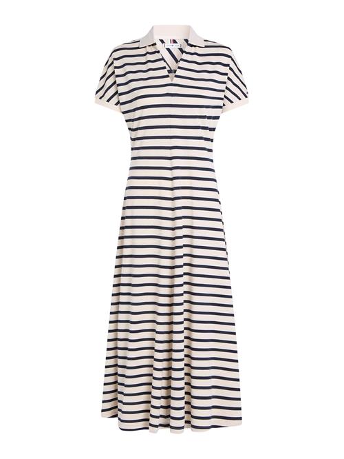 TOMMY HILFIGER Kjole  ecru / sort