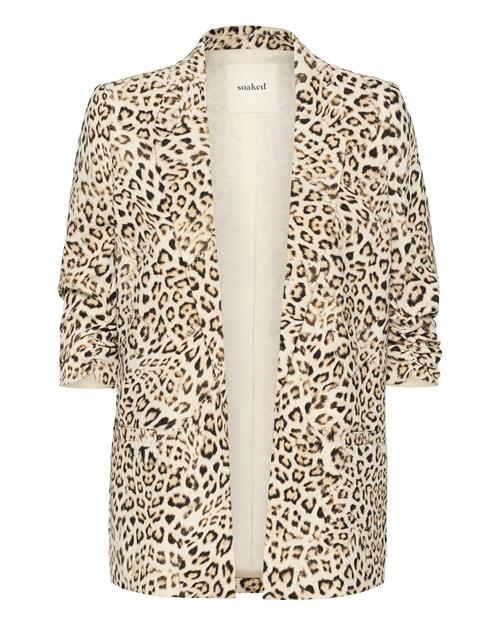 SOAKED IN LUXURY Blazer 'Shirley'  beige / brun