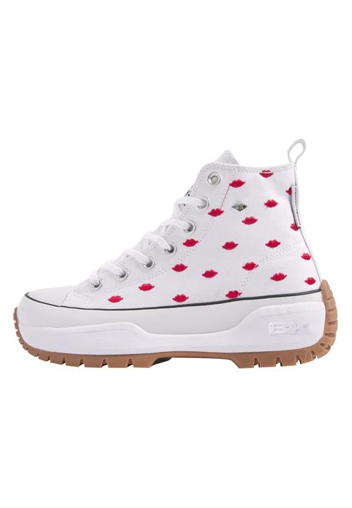 BRITISH KNIGHTS Sneaker high 'KAYA MID FLY'  rød / hvid