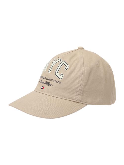 TOMMY HILFIGER Hætte  elfenben / khaki / sort