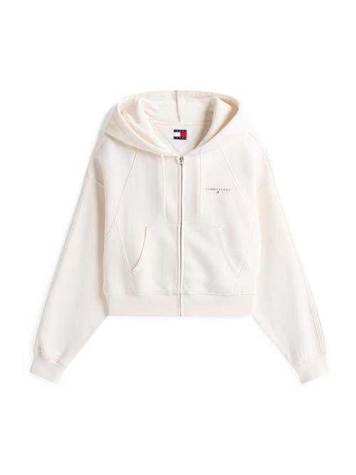 Tommy Jeans Sweatjakke  sennep / hvid