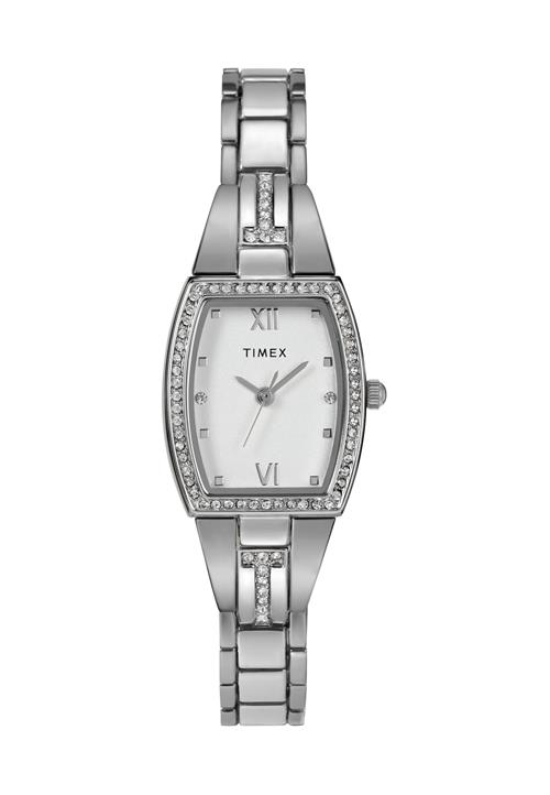 TIMEX Analogt ur 'Main Street Tonneau'  sølv