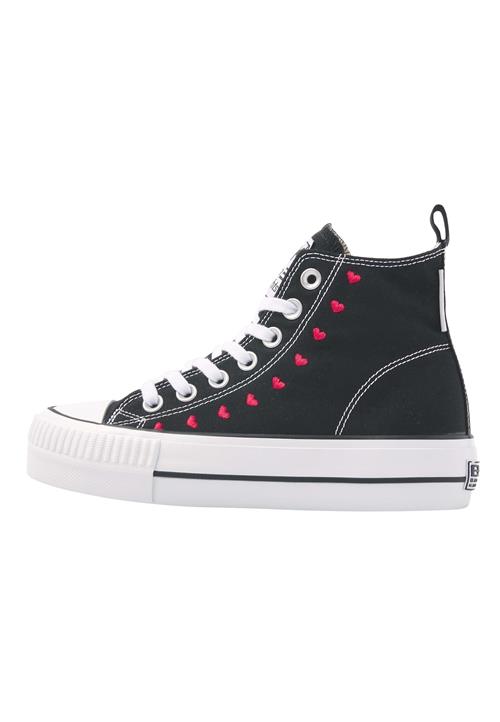 BRITISH KNIGHTS Sneaker high 'KAYA'  sort / hvid