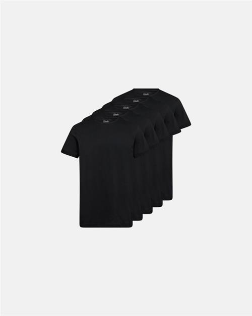 T-shirt 5-pak | 100 bomuld | Sort