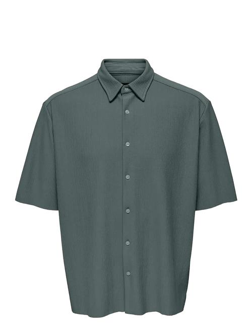 Onsboyy Life Rlx Recy Pleated Ss Shirt ONLY & SONS Green