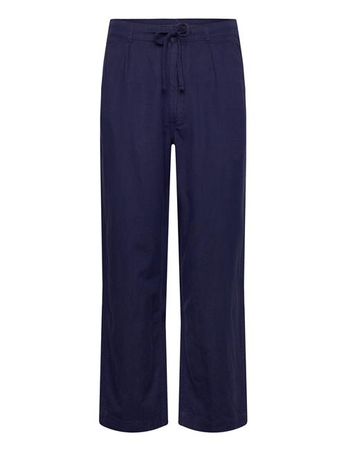 Gd Cotton Linen-Prepster Easy Pant Polo Ralph Lauren Navy