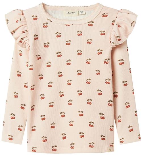 Lil Atelier Bluse - Rib - NmfLavo - Silver Peony