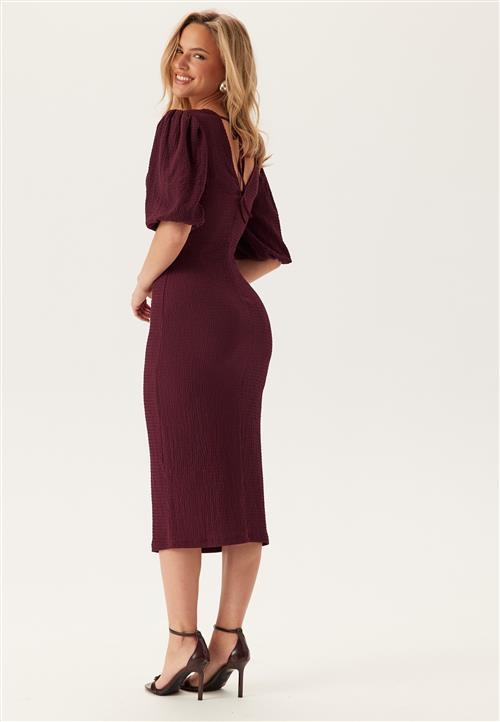 BUBBLEROOM Structure Puff Sleeve Dress