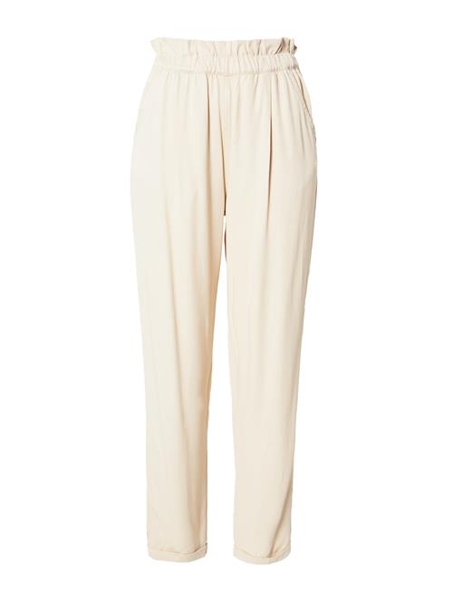 Dorothy Perkins Bukser med lægfolder  creme