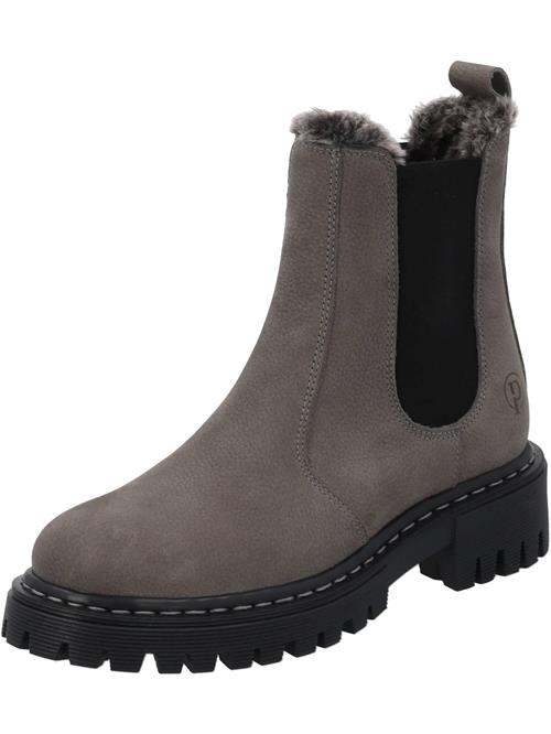 Palado Chelsea Boots 'Asseha'  mudderfarvet / sort