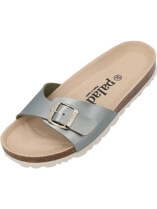 Se Palado Pantoletter 'Malta Metallic'  pastelgrøn ved About You
