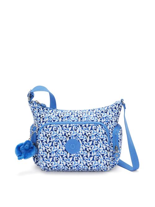 KIPLING Skuldertaske  blå / mørkegrå / sort / hvid