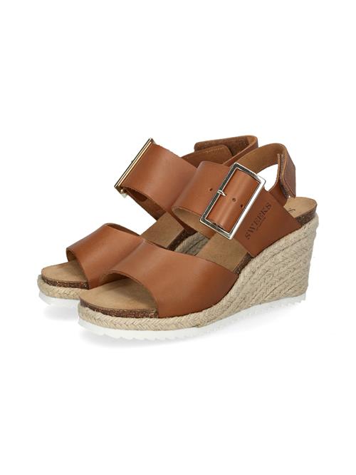 SWEEKS of Sweden Sandaler 'Tyra'  cognac