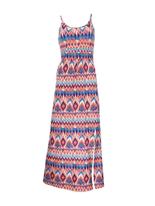 OLYMPIA Strandkjole  lysebeige / azur / cyclam / mørkeorange