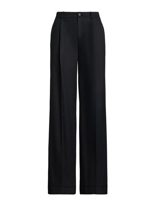 Se Lauren Ralph Lauren Bukser med lægfolder  sort ved About You