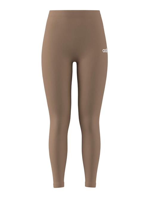 ADIDAS SPORTSWEAR Sportsbukser 'Essentials'  mørkebeige / hvid