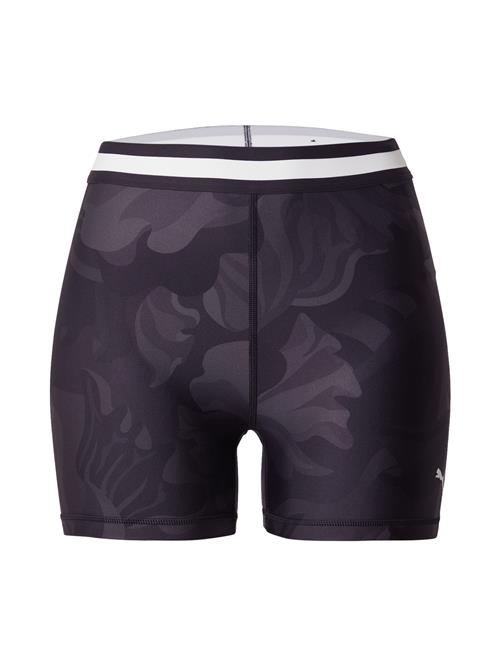 PUMA Sportsbukser  sort / hvid