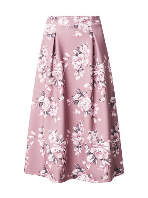 ABOUT YOU Nederdel 'Camilla'  antracit / gammelrosa / pastelpink / hvid