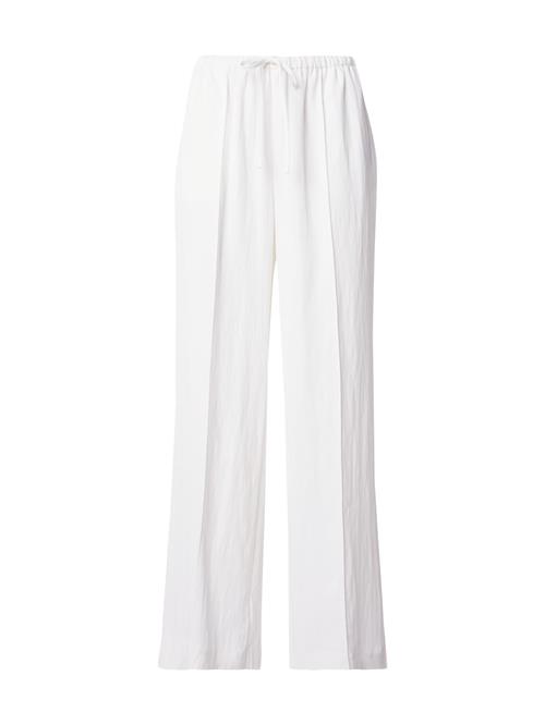 Gina Tricot Bukser med fals  hvid