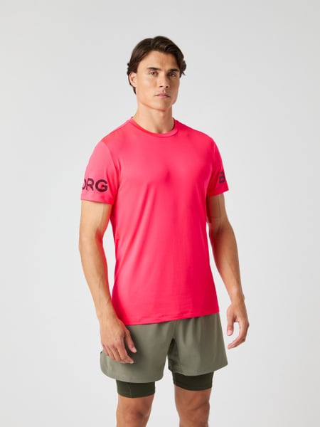 Björn Borg Borg T-shirt Pink, XL