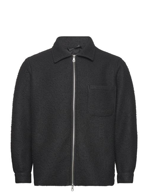 Teddy Unlined Jacket Garment Project Black