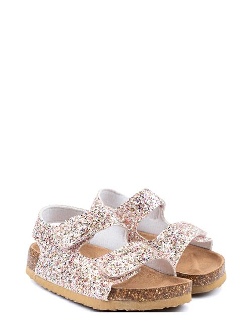 Sandal Glitter Cork Mikk-line Patterned