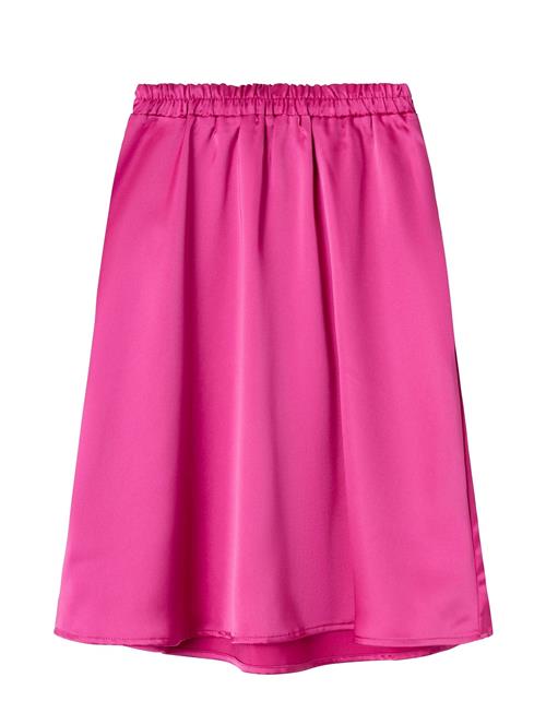 Se Nkfkatin Midi Skirt Name It Pink ved Booztlet