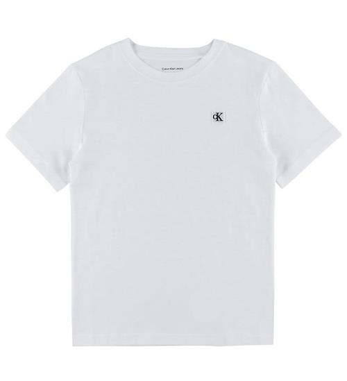 Calvin Klein T-shirt - Mono Mini Badge - Bright White