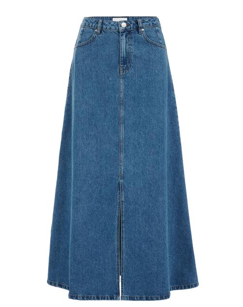 WE Fashion Nederdel  blue denim