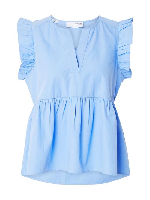 SELECTED FEMME Bluse 'SLFBLAIR-IDA'  lyseblå