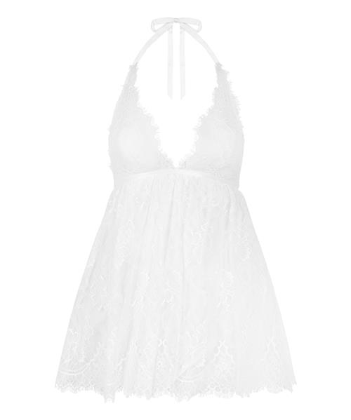 Hunkemöller Negligée 'Magdalena'  hvid