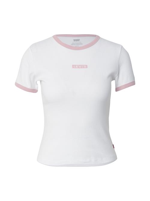 LEVI'S ® Shirts 'Graphic Ringer Rickie'  lyserød / hvid