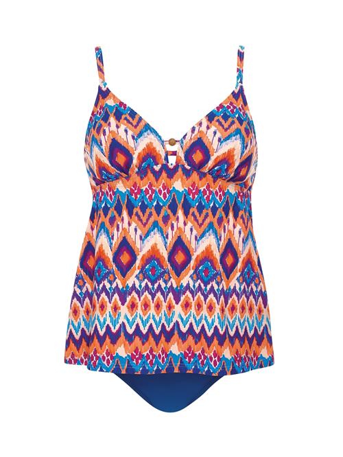 OLYMPIA Tankini  creme / blå / mørkeblå / orange