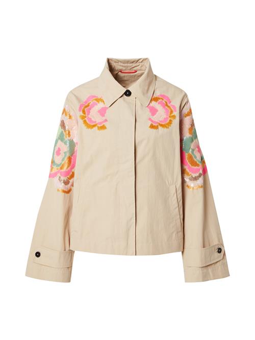 No. 1 Como Overgangsjakke 'BLUE'  sand / jade / orange / lys pink
