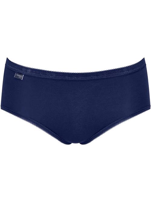 Se SLOGGI Panty 'Basic+ Midi'  blå / lyseblå / hvid ved About You