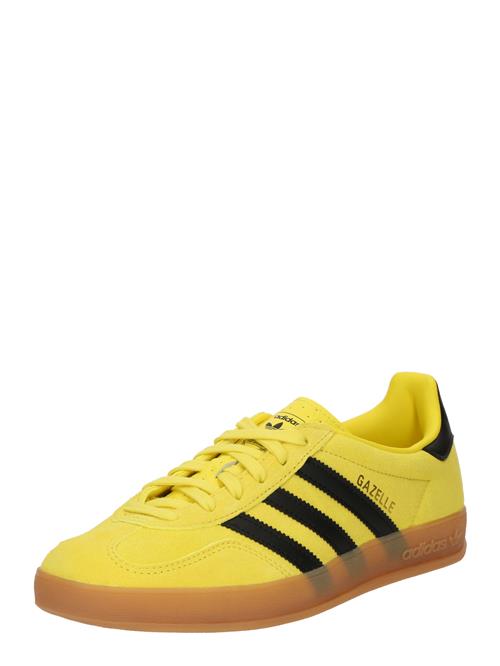 ADIDAS ORIGINALS Sneaker low 'GAZELLE'  gul / sort