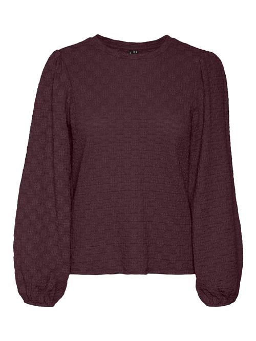 VERO MODA Bluse 'VMFlower'  burgunder