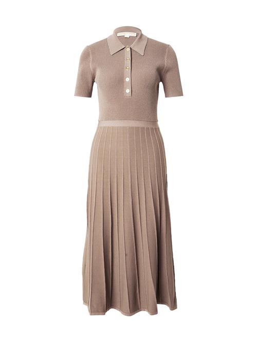 MICHAEL Michael Kors Strikkjole 'FIT N FLARE'  mokka