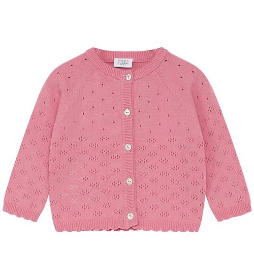 Hust and Claire Cardigan - Strik - Cillja - Flamingo m. Hulmønst