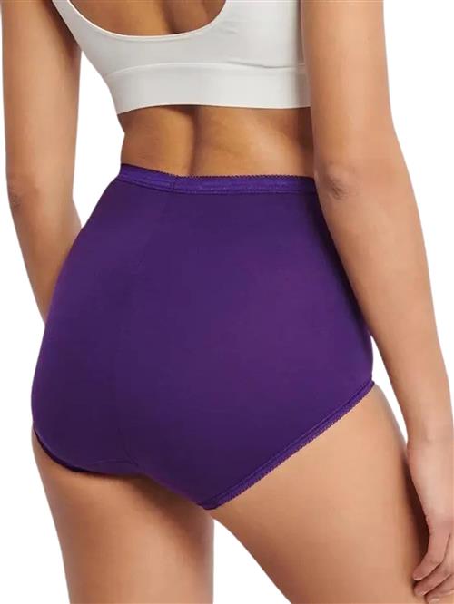 SLOGGI Panty  mørkelilla / pudder / hvid