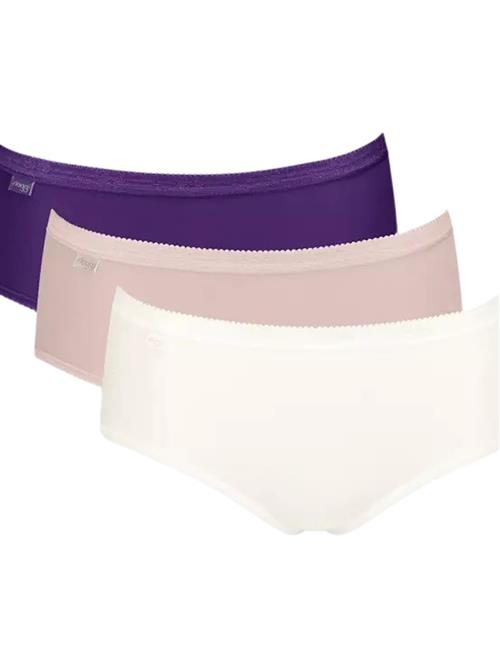 SLOGGI Slip  blomme / gammelrosa / uldhvid