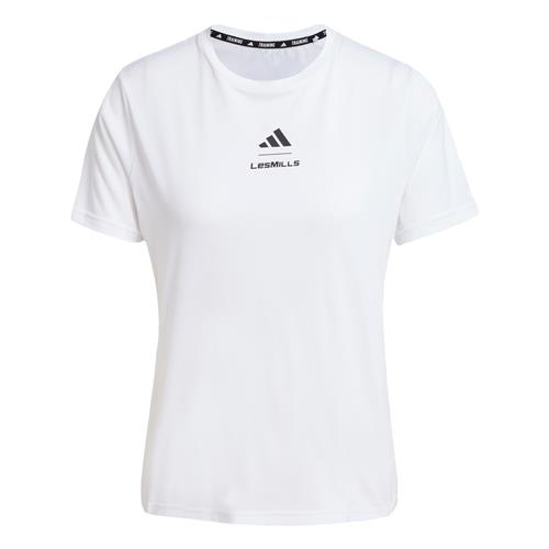 ADIDAS PERFORMANCE Funktionsbluse 'Adidas x Les Mills'  sort / hvid