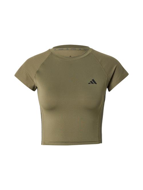 ADIDAS PERFORMANCE Funktionsbluse 'Hyperglam'  oliven