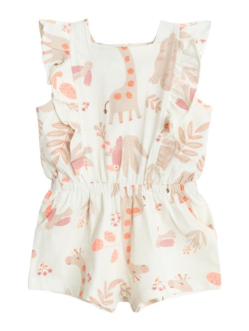 Cool Club Overall 'Romper'  blandingsfarvet / hvid