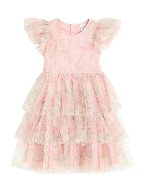 Cool Club Kjole 'CLASSIC'  pastelgrøn / rosé / gammelrosa
