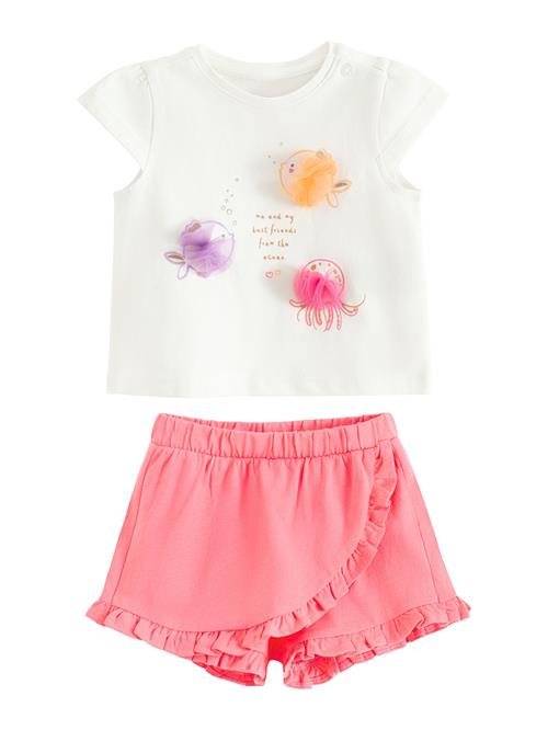 Cool Club Sæt  lilla / gammelrosa / offwhite