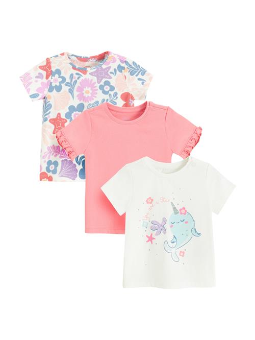 Cool Club Bluser & t-shirts  lyseblå / pink / lyserød / naturhvid