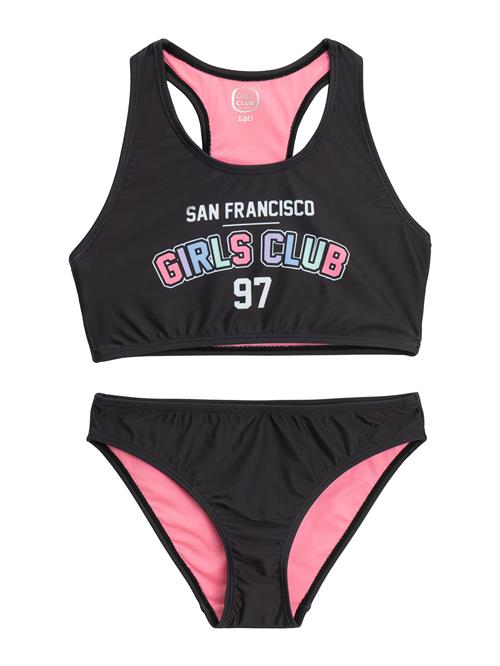 Cool Club Bikini  røgblå / lyserød / sort / hvid