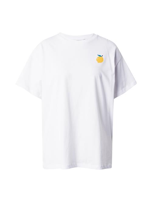 PIECES Shirts 'PCALIFI FASTTRACK'  gul / petroleum / lyserød / hvid